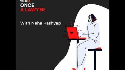 Poster for #OnceALawyer - Neha Kashyap video